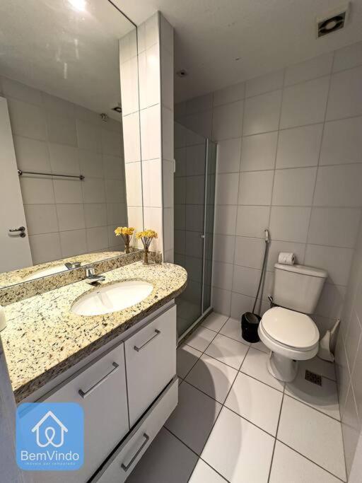 Apartamento Completo Com Vista Mar E Pe Na Areia Salvador Luaran gambar