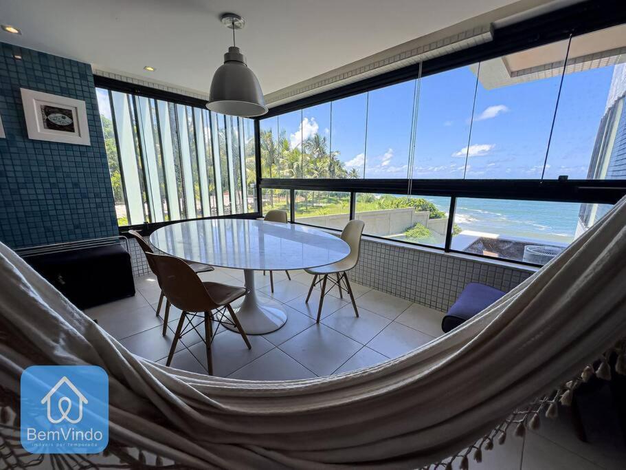 Apartamento Completo Com Vista Mar E Pe Na Areia Salvador Luaran gambar