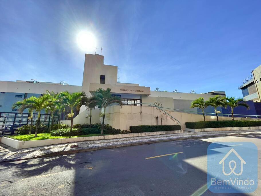 Apartamento Completo Com Vista Mar E Pe Na Areia Salvador Luaran gambar