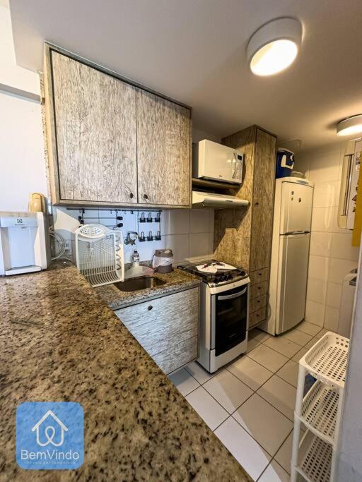 Apartamento Completo Com Vista Mar E Pe Na Areia Salvador Luaran gambar